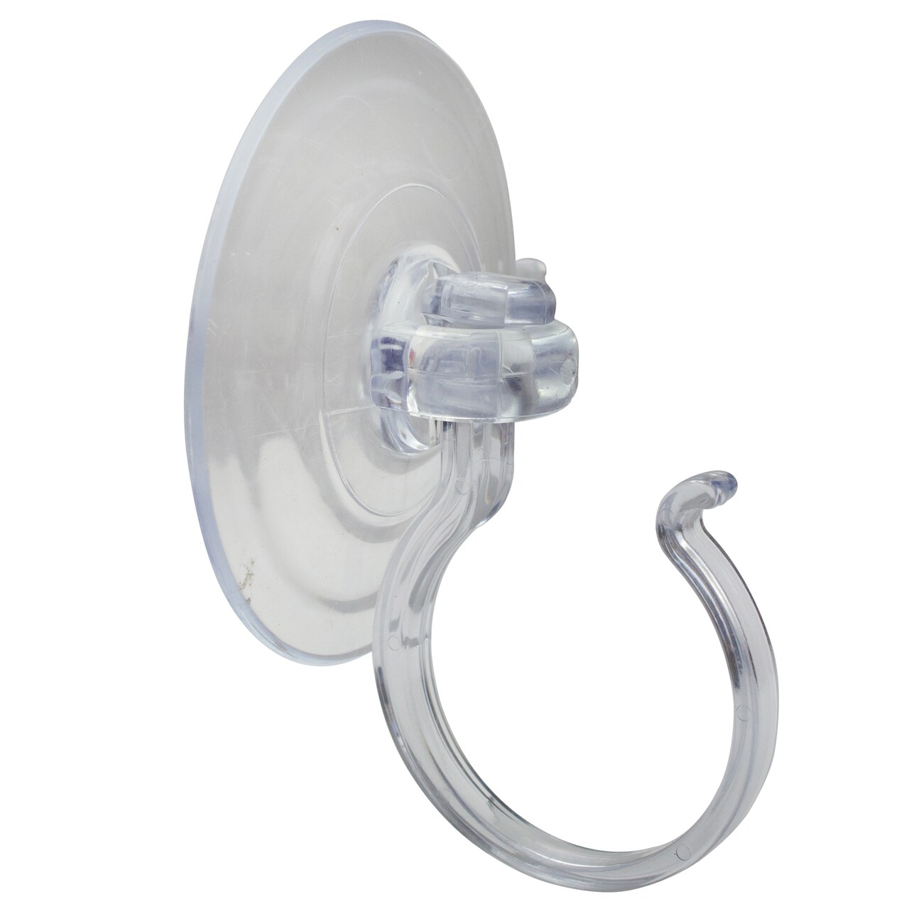 Simple Living 4" Clear Large Suction Cup Christmas Wreath Hook